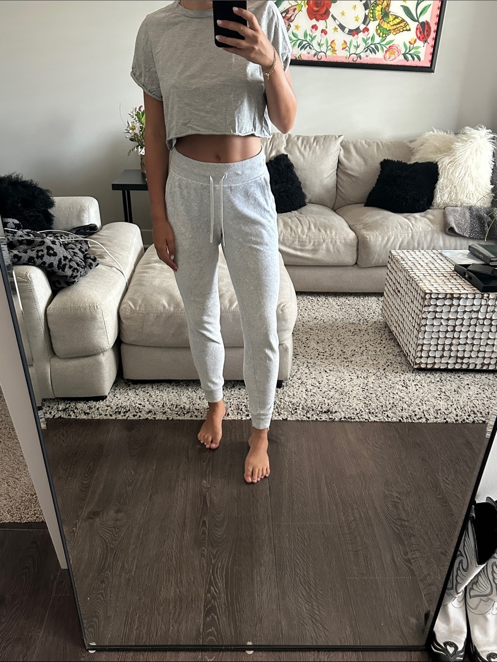 lululemon athletica Light Gray Jogger Pants